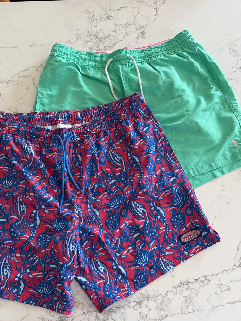 Men’s Vineyard Vines and Polo Ralph Lauren Swim Trunks